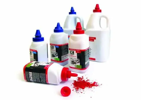 222 CHALK BOTTLES Available with blue or red chalk